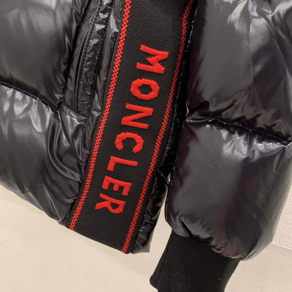 Moncler H20911A Women's Men's Lunetiere Short Down Jacket Black 88642