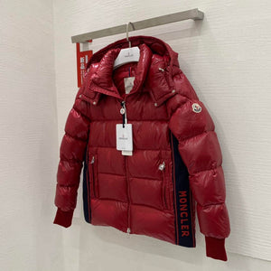 Moncler H20911A Women's Men's Lunetiere Short Down Jacket Red 88643 - 0 - View 2