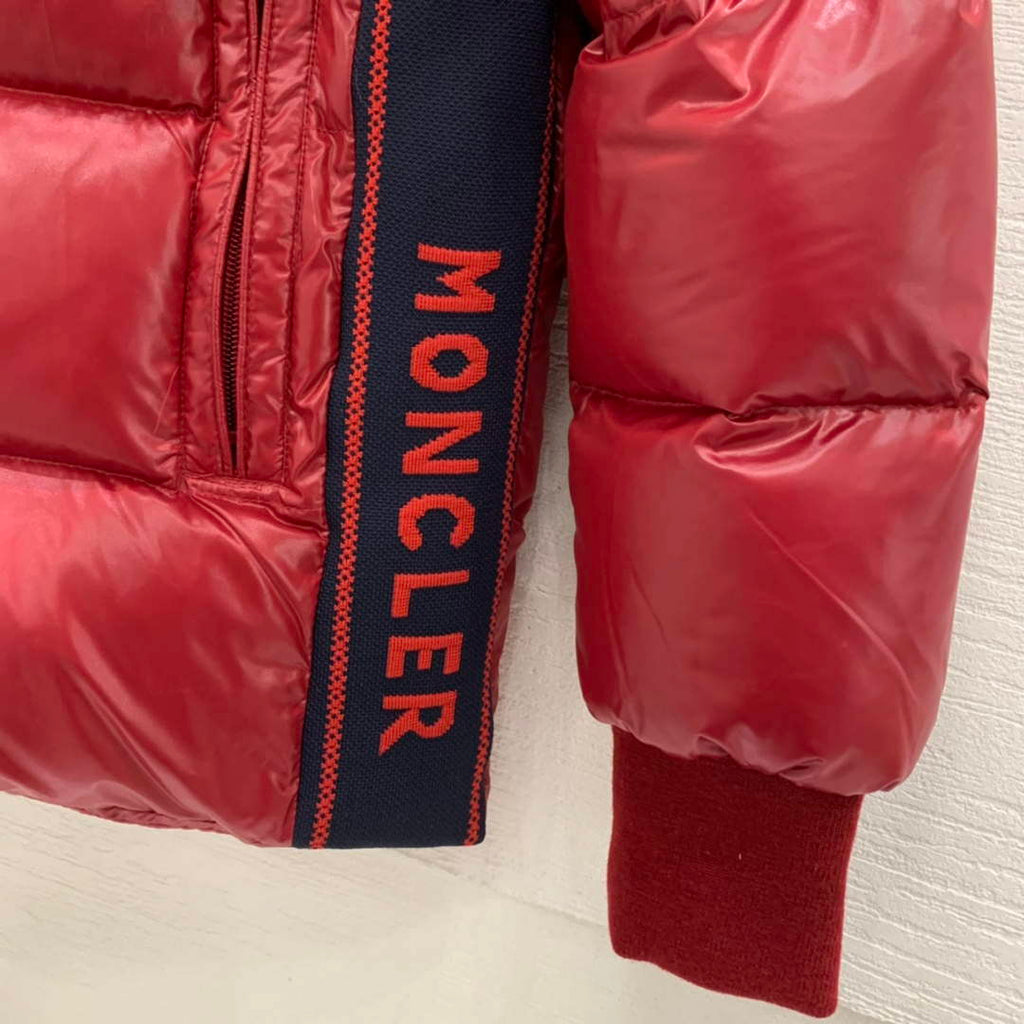 Moncler H20911A Women's Men's Lunetiere Short Down Jacket Red 88643