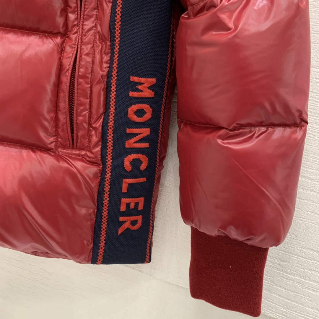 Moncler H20911A Women's Men's Lunetiere Short Down Jacket Red 88643