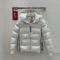 Moncler H20911A Women's Men's Lunetiere Short Down Jacket White 88644 - 0 - View 1