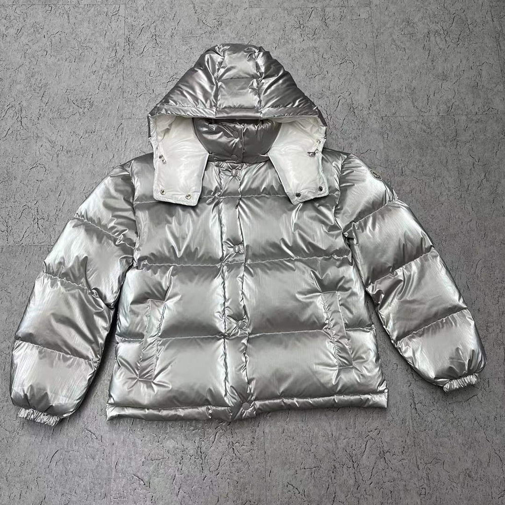 Moncler H20931C Women's Gaou Down Jacket Silver 88622