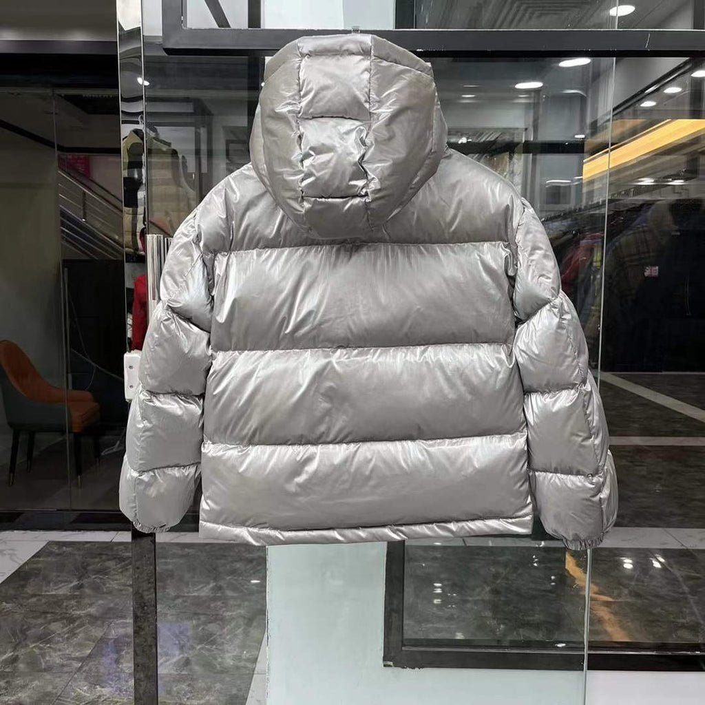 Moncler H20931C Women's Gaou Down Jacket Silver 88622