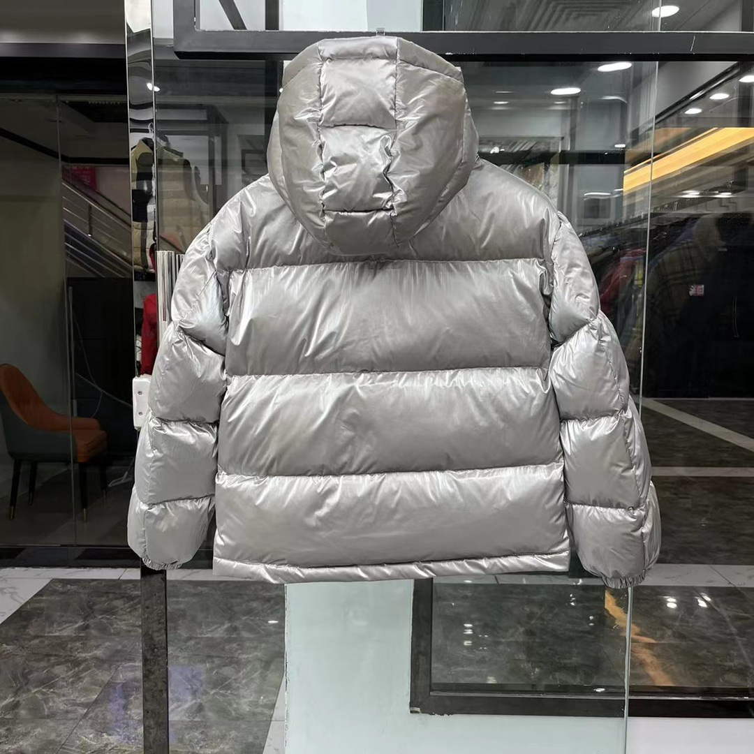 Moncler H20931C Women's Gaou Down Jacket Silver 88622