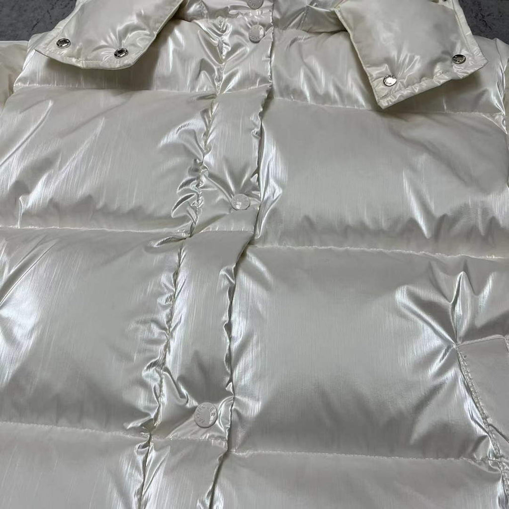 Moncler H20931C Women's Gaou Down Jacket White 88623