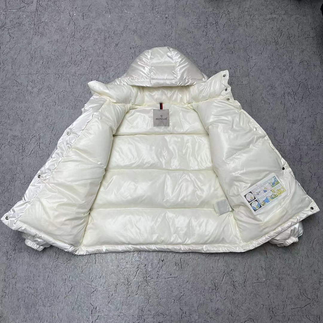 Moncler H20931C Women's Gaou Down Jacket White 88623