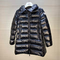 Moncler H20931C Women's Long Down Black 88638 - 1 - View 1