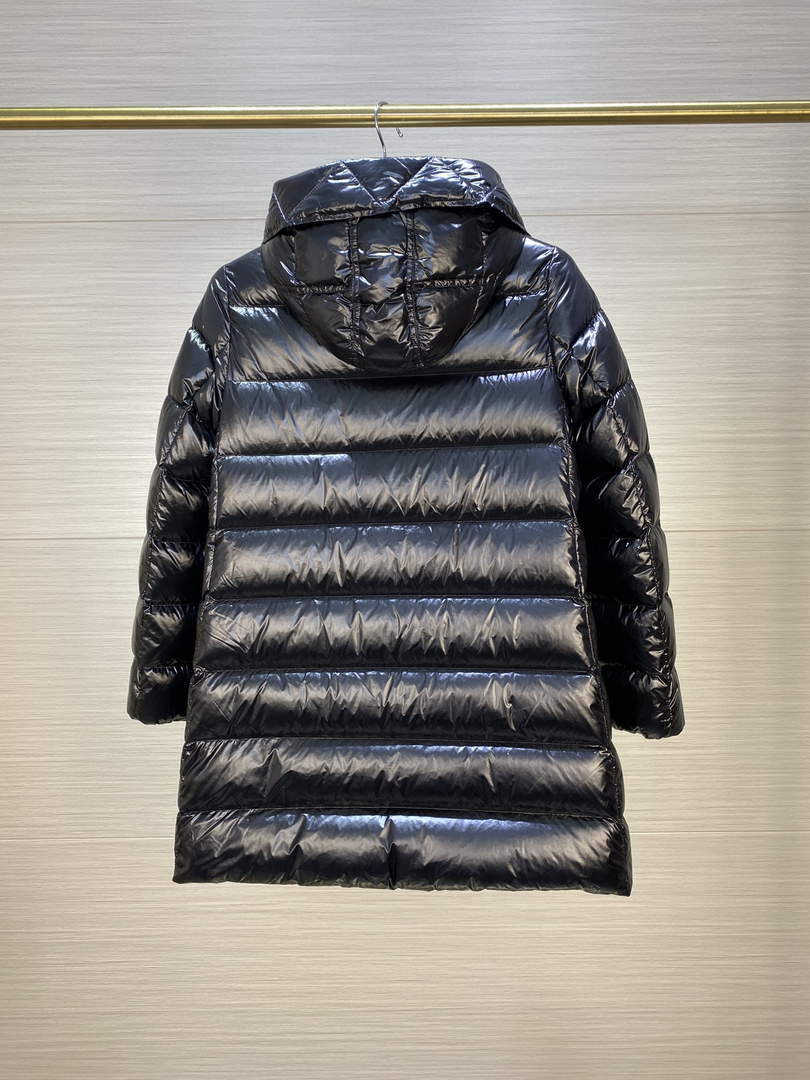 Moncler H20931C Women's Long Down Black 88638