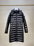 Moncler H20931C Women's Long Down Black 88639