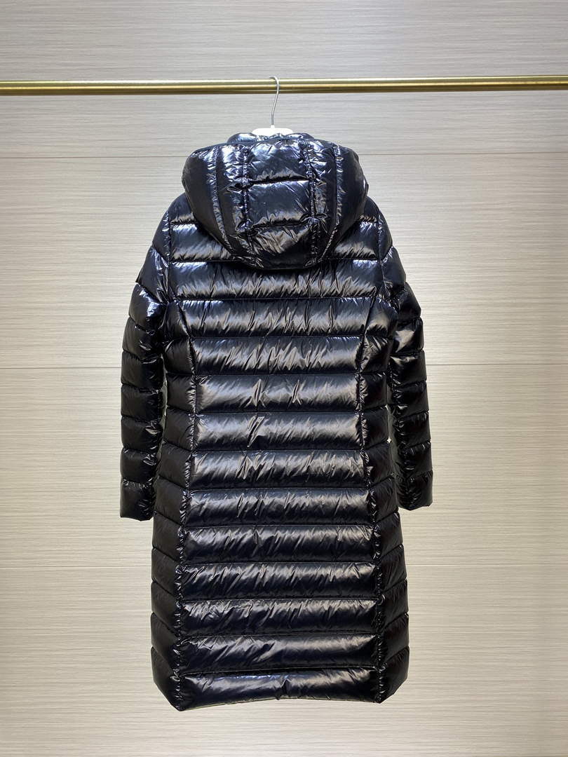 Moncler H20931C Women's Long Down Black 88639