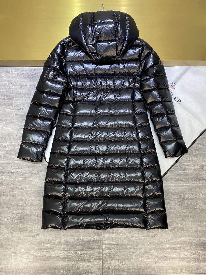 Moncler H20931C Women's Long Down Black 88639