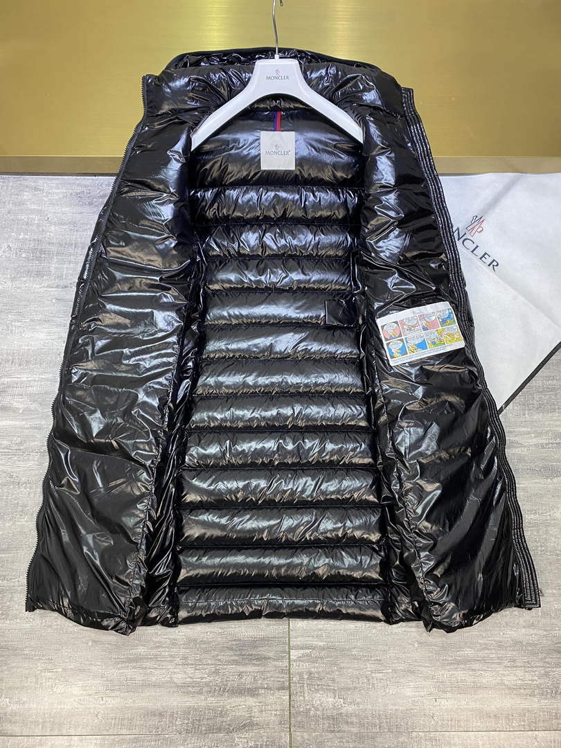 Moncler H20931C Women's Long Down Black 88639