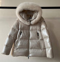Moncler G20911A Women's Ecrins Short Down White 88628