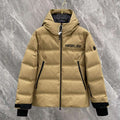 Moncler H20971A Fellberg Short Down Jacket Khaki M68732 - 1 - View 1