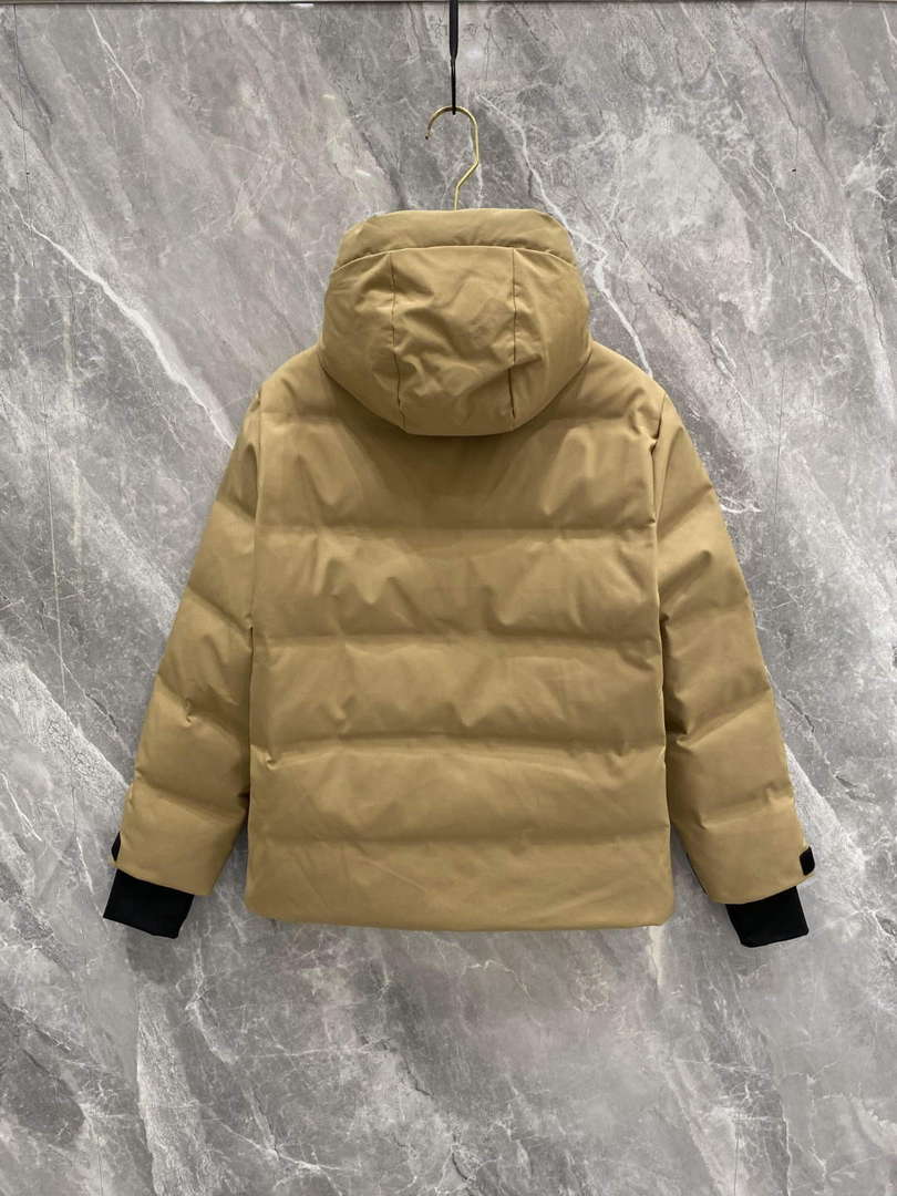 Moncler H20971A Fellberg Short Down Jacket Khaki M68732