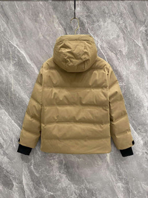 Moncler H20971A Fellberg Short Down Jacket Khaki M68732 - 1 - View 2