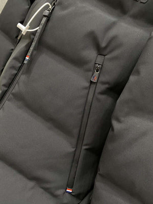 Moncler H20971A Fellberg Short Down Jacket Black M68731 - 1 - View 5