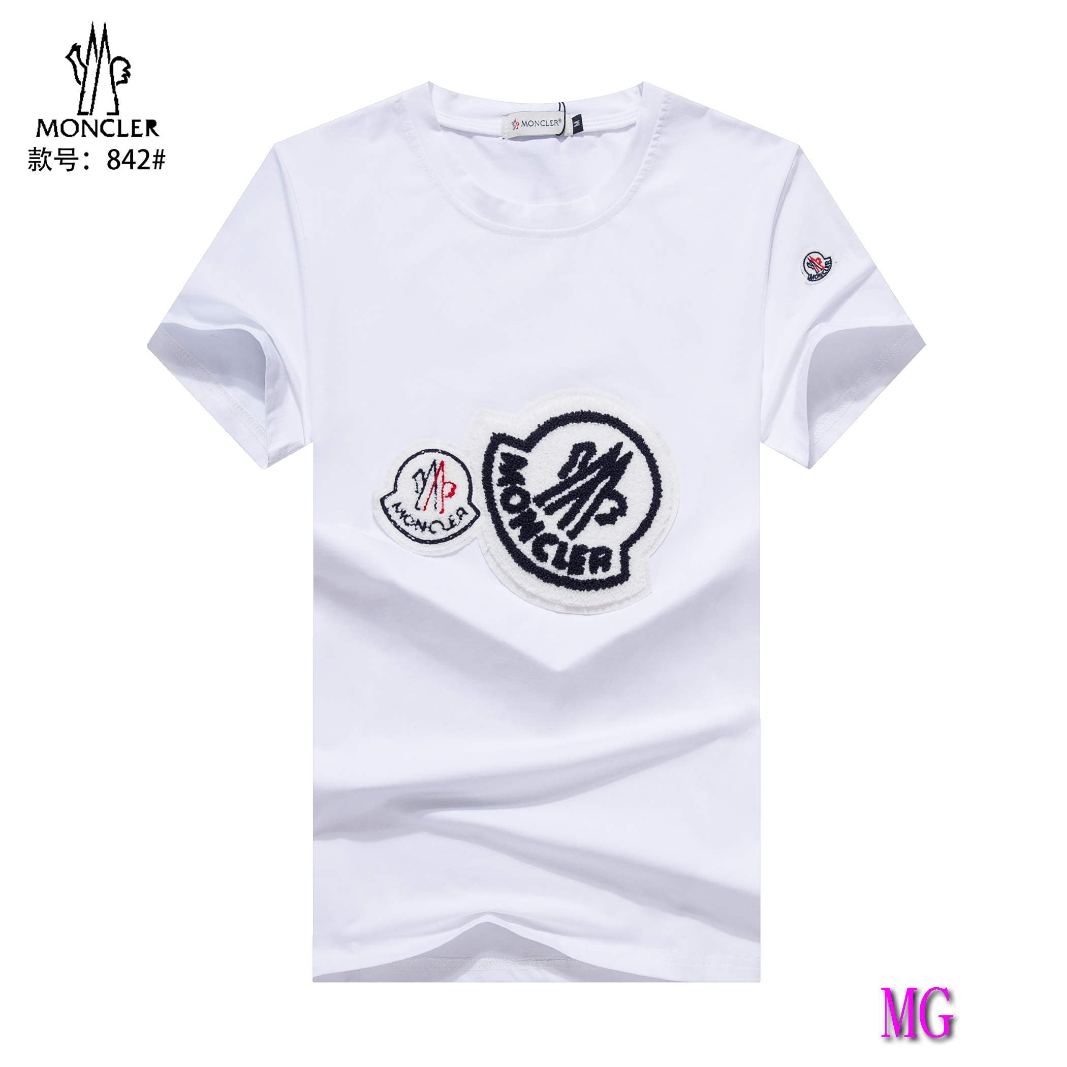 Moncler Men T-Shirts Moncler Fashion Clothing M80075