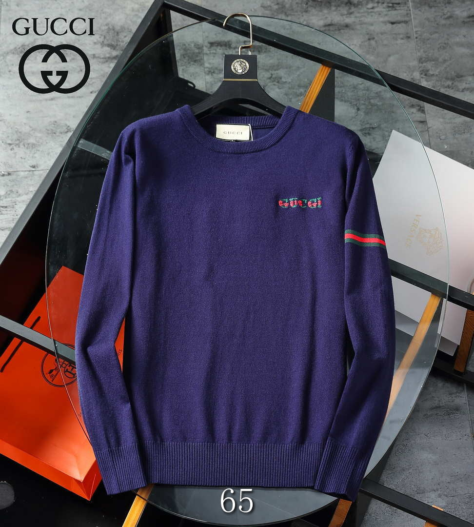 Moncler Men's H10919C00021 Designer Logo Wool Blend Cardigans Sweater M70014