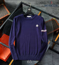 Moncler Men's H10919C00021 Designer Logo Wool Blend Cardigans Sweater M70015