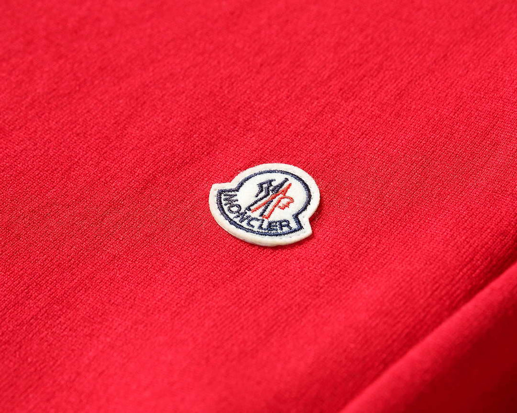Moncler Men's H10919C00021 Designer Logo Wool Blend Cardigans Sweater M70016