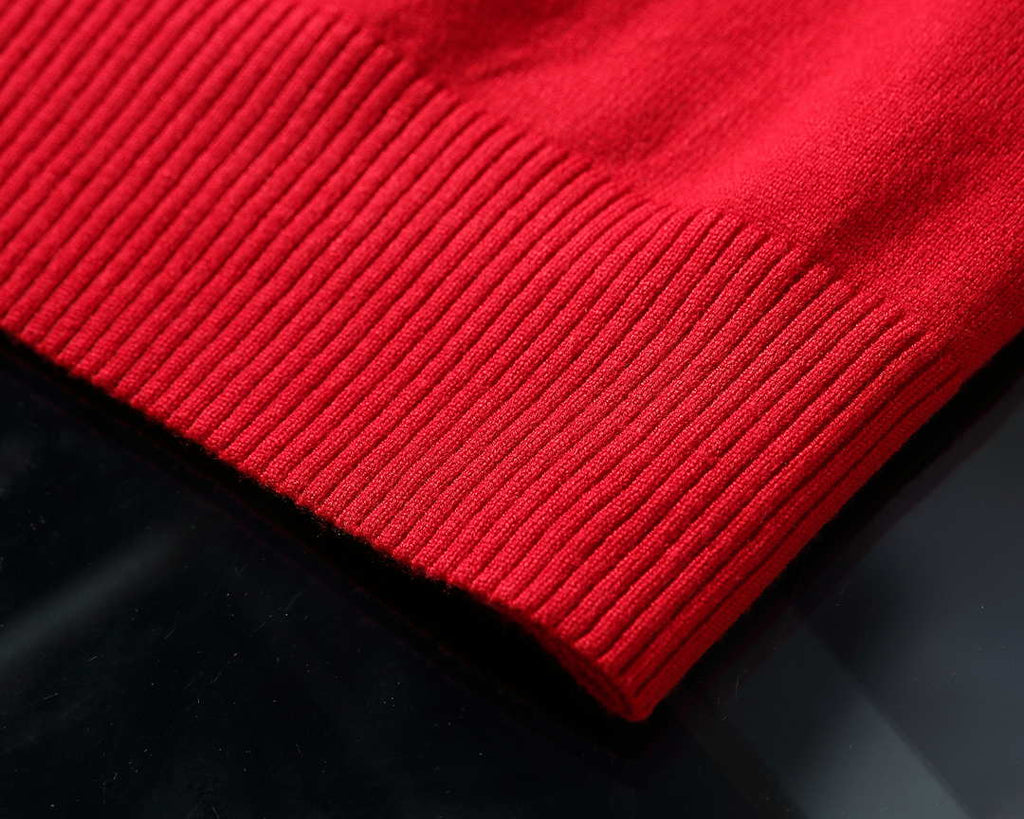 Moncler Men's H10919C00021 Designer Logo Wool Blend Cardigans Sweater M70016