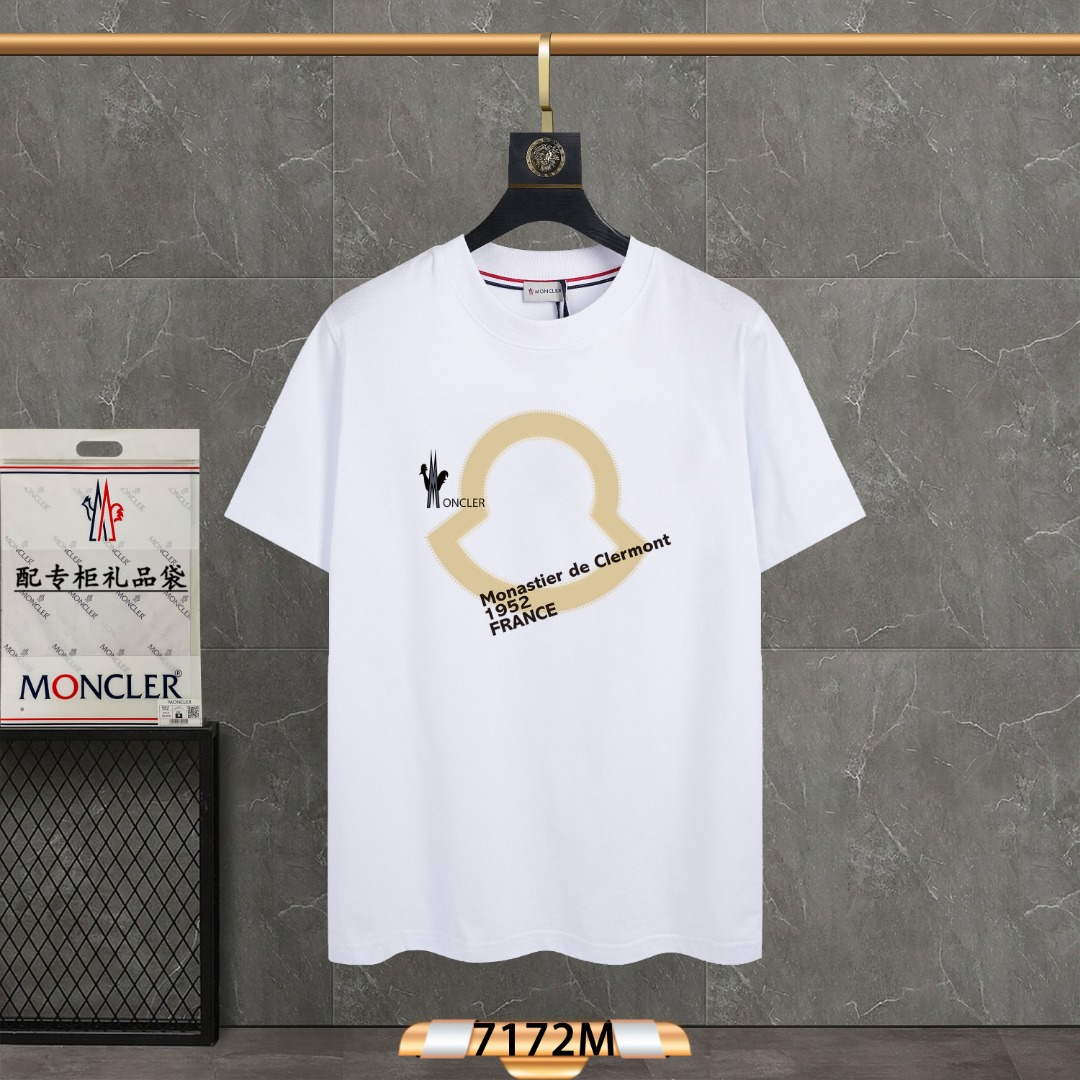 Moncler Men's Women's Short Sleeve T-shirt M54899