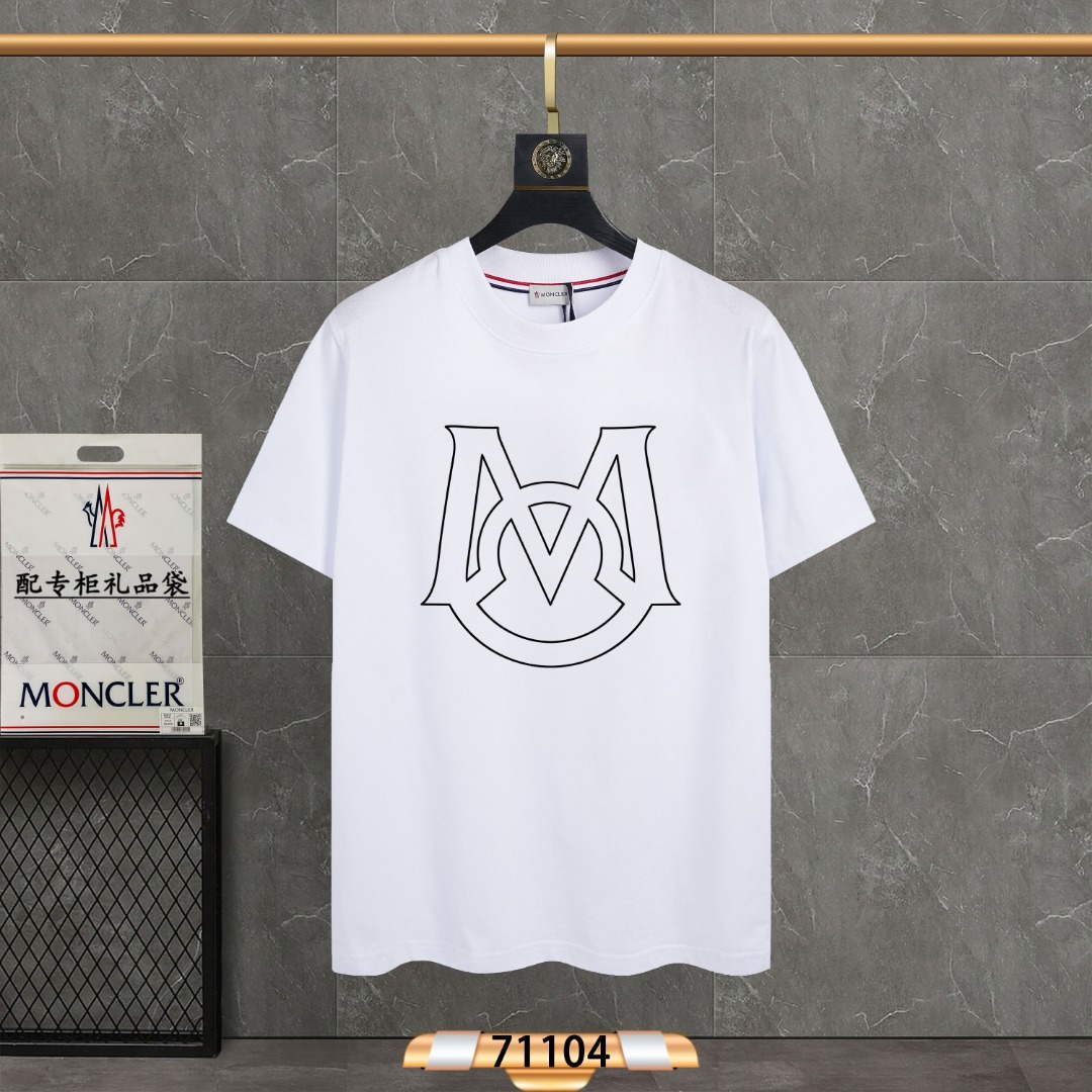 Moncler Men's Women's Short Sleeve T-shirt M54905