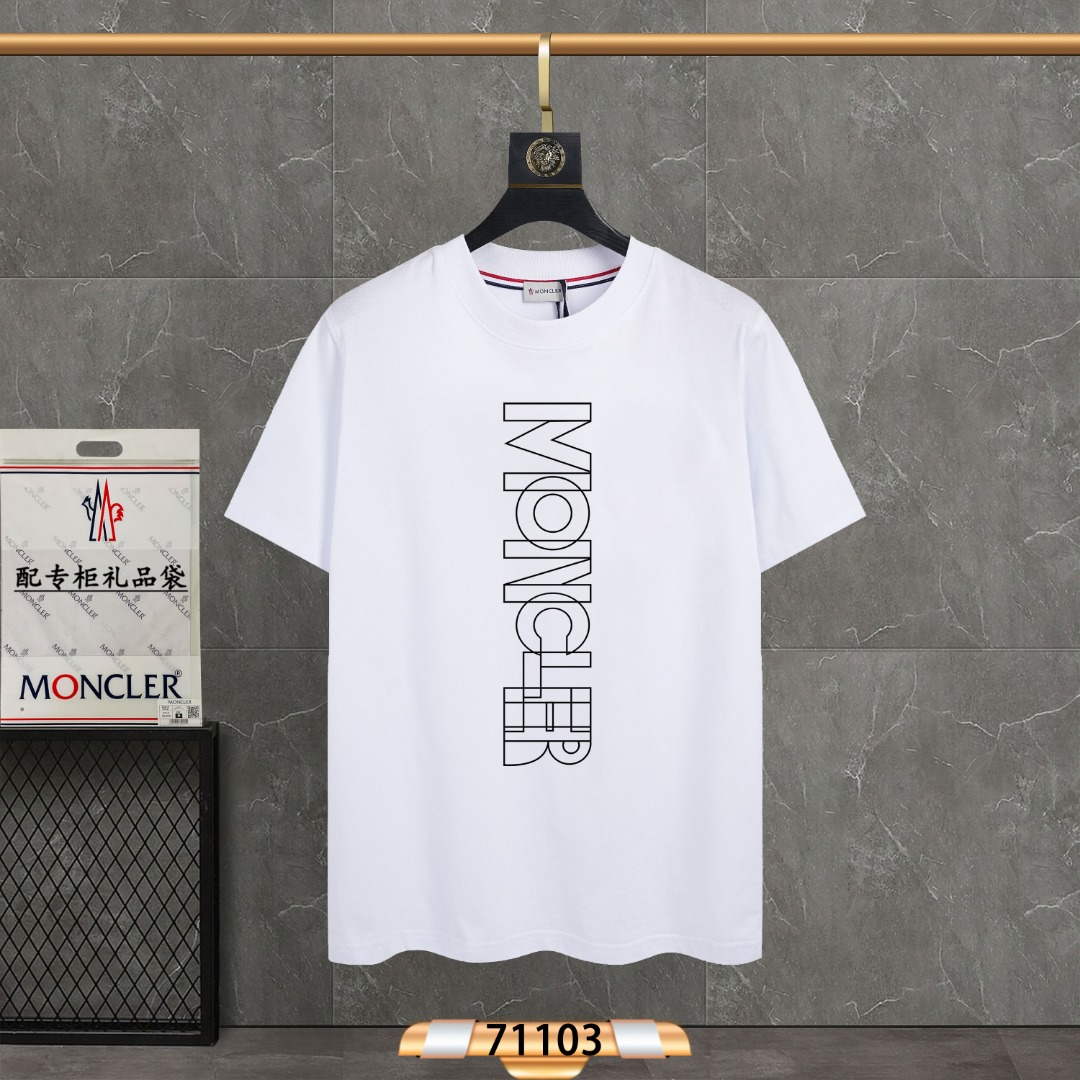 Moncler Men's Women's Short Sleeve T-shirt M54907