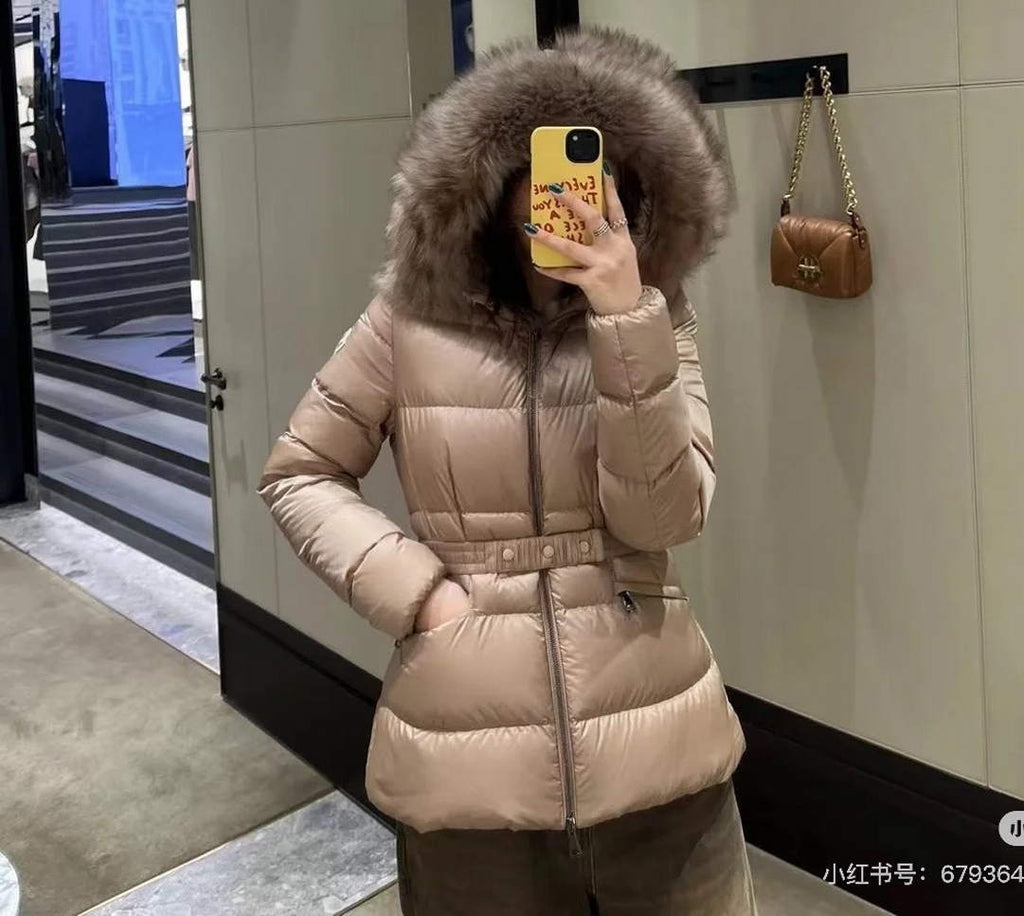 Moncler Women Boed short belt Down Jacket M66023