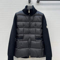 Moncler Women Knitted patchwork  Down Jacket M66012