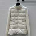 Moncler Women Knitted patchwork  Down Jacket M66013