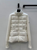 Moncler Women Knitted patchwork  Down Jacket M66013