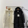Moncler Women Matte nylon fabric Long Down Jacket M66027