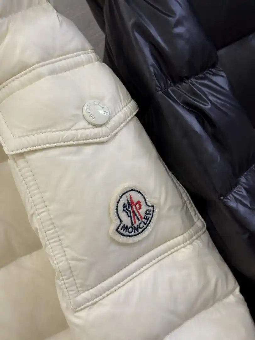 Moncler Women Matte nylon fabric Long Down Jacket M66027