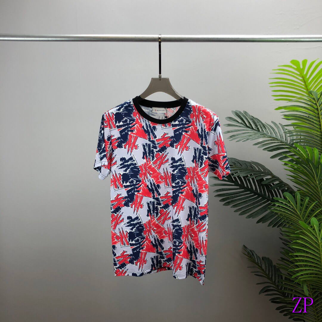 Moncler Women Men T-shirts Desiger Short Sleeve Clothing M80072