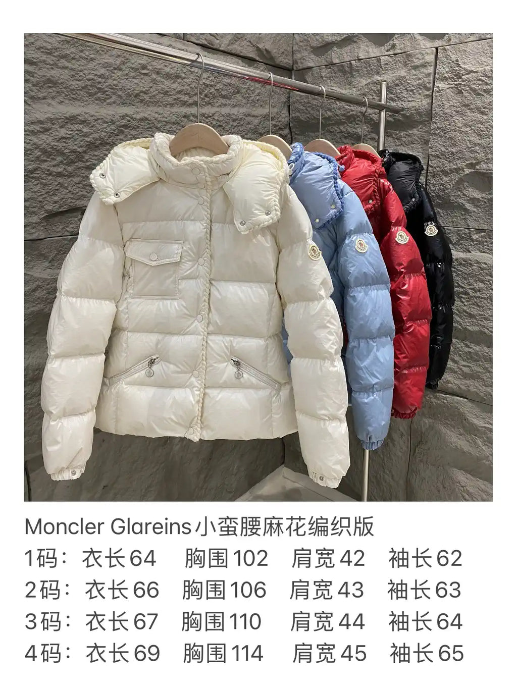 Moncler Women Moncler Glareins Hooded Down Jacket M66001