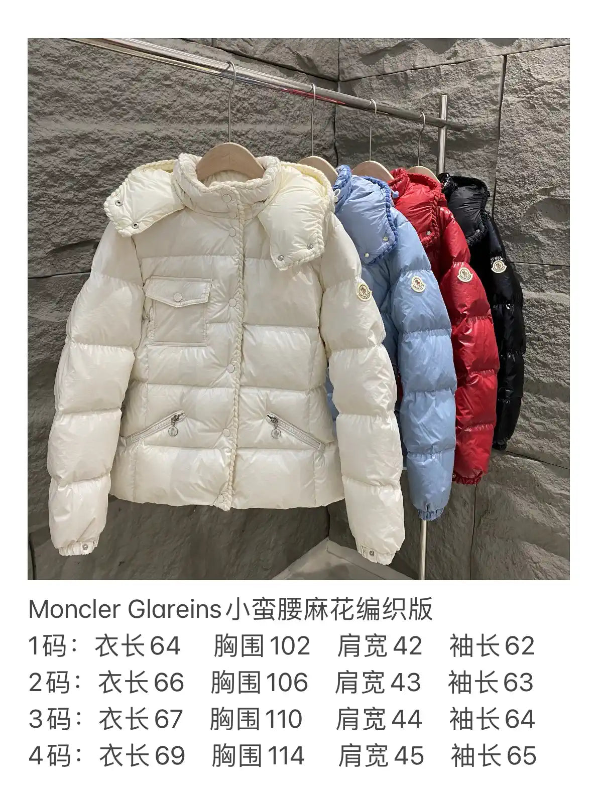Moncler Women Moncler Glareins Hooded Down Jacket M66001