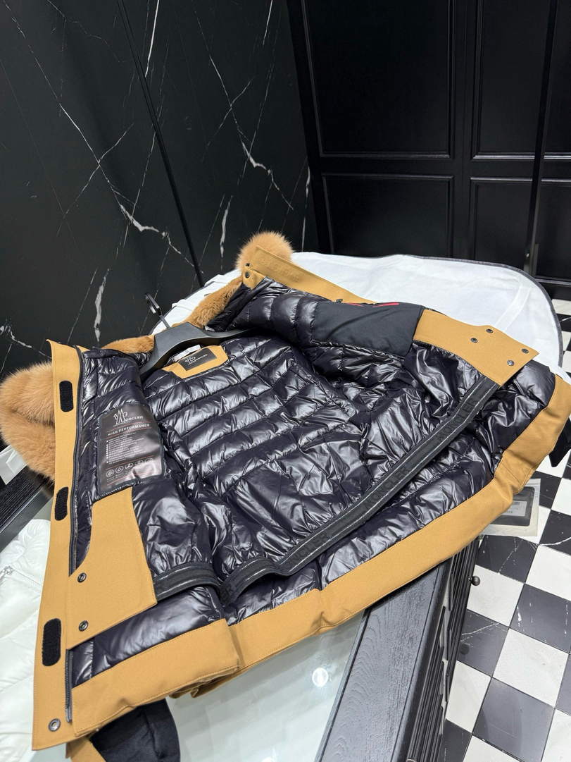 Moncler Women Shawl fur collar ski suit Down Jacket M66017