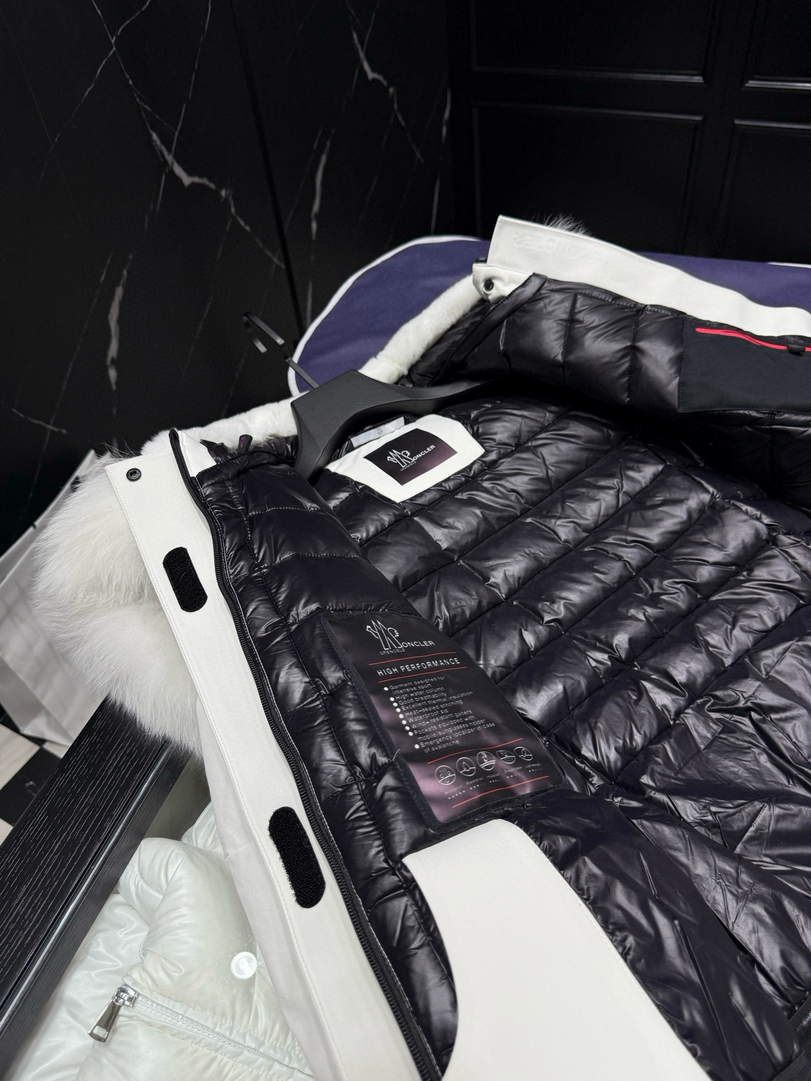 Moncler Women Shawl fur collar ski suit Down Jacket M66018