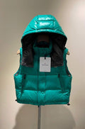 Moncler Women's Down Vest Jacket Montbeliard Moncler Green 88033