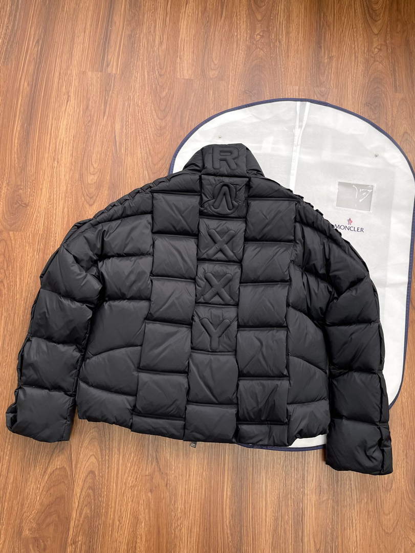 Moncler x Raxxy Women stand-up collar zipper Down Jacket M66005