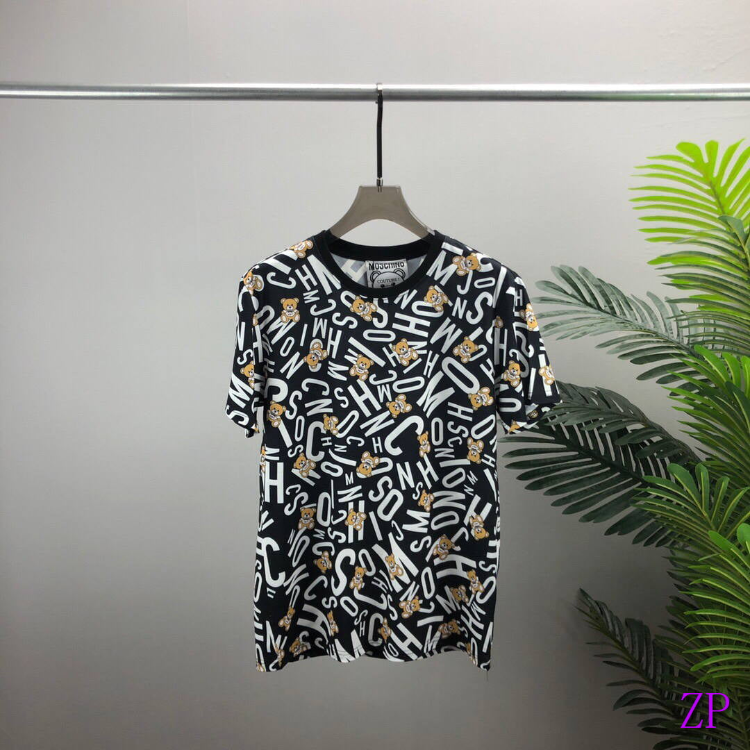 Moschino Women Men T-shirts Desiger Short Sleeve Clothing 99603