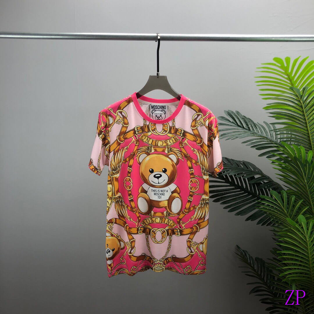 Moschino Women Men T-shirts Desiger Short Sleeve Clothing 99604