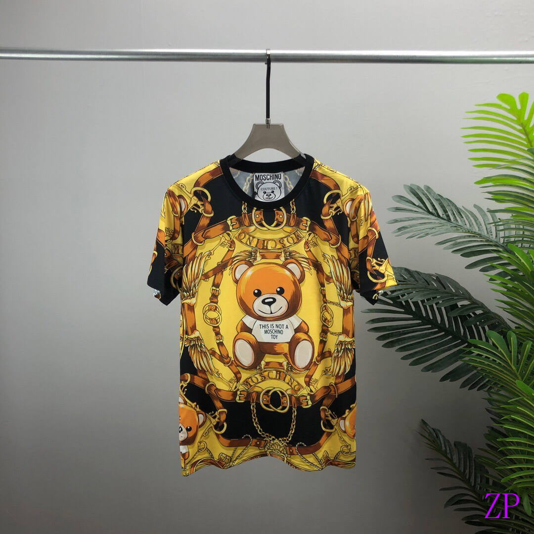 Moschino Women Men T-shirts Desiger Short Sleeve Clothing 99605