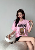 Moschino Women's T-Shirts Designer Clothing Pink 38090