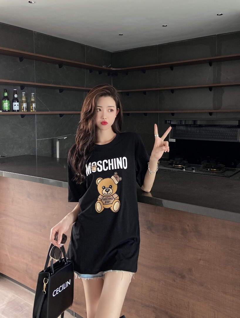 Moschino Women's T-Shirts Designer Clothing Black 38090
