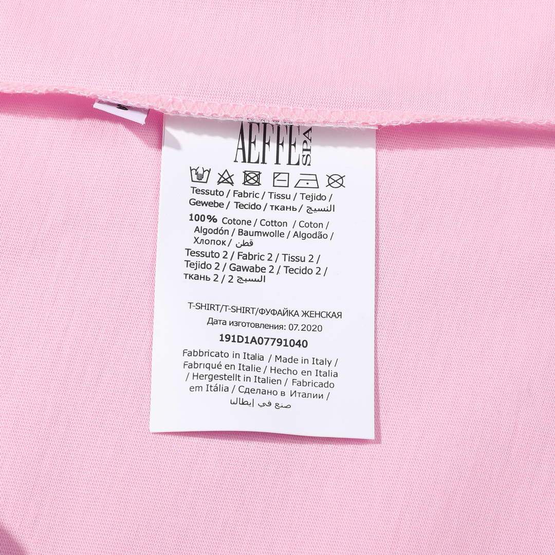 Moschino Women's T-Shirts Designer Clothing Pink 38090