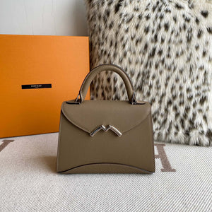 Moynat MC8L7V Elephant Gray Poudre Gabrielle BB Silver Hardware Mt1003 - Default Title - View 1
