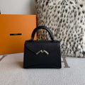 Moynat MC8L7V Black Poudre Gabrielle BB Silver Hardware Mt1002